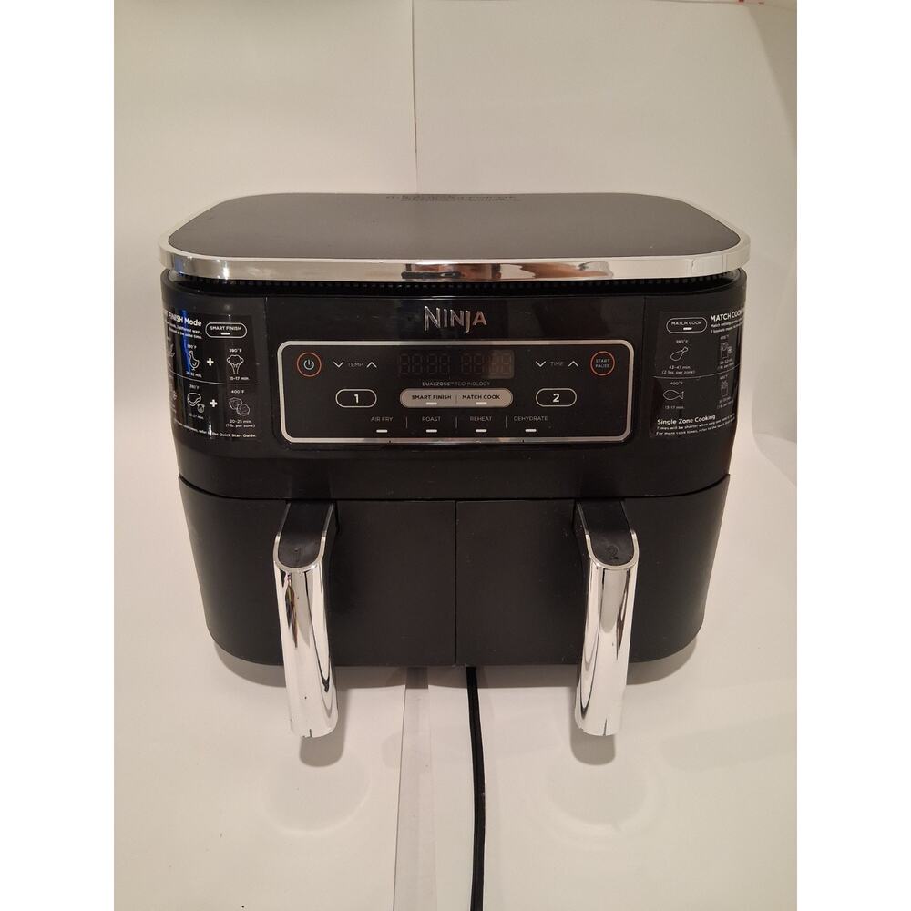 Ninja Foodi DZ100 4-in-1 8-Qt 2-Basket Air Fryer DualZone - New Open Box - Picture 2 of 10